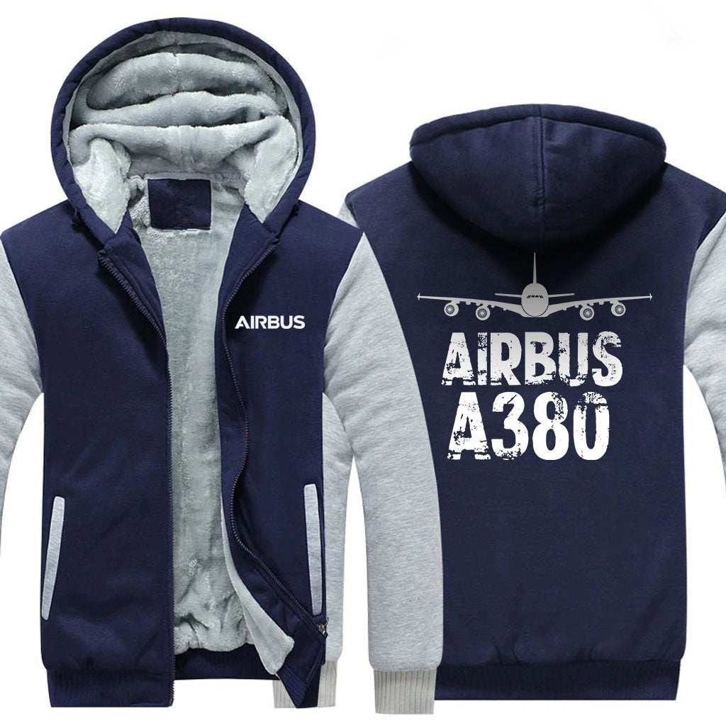 AIRBUS A380 DESIGNED ZIPPER SWEATERS THE AV8R