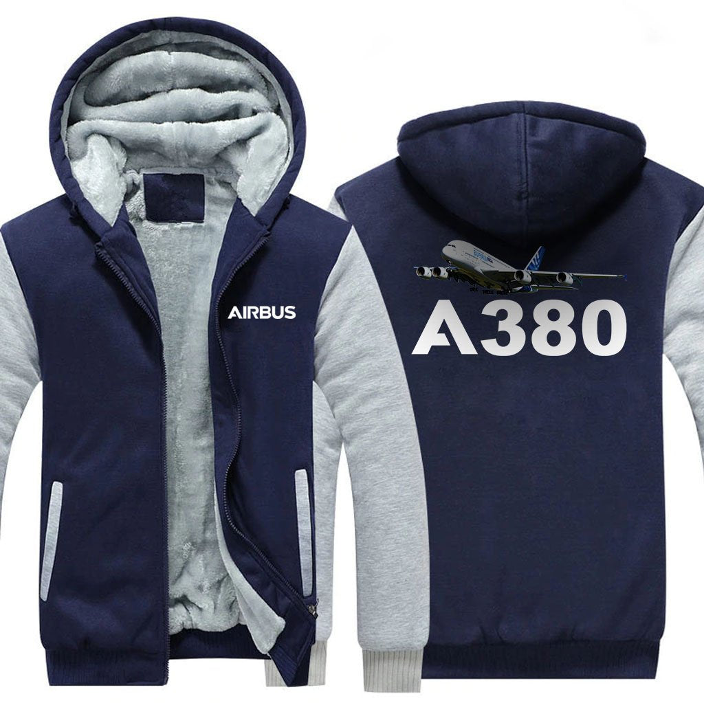 AIRBUS A380 DESIGNED ZIPPER SWEATERS THE AV8R