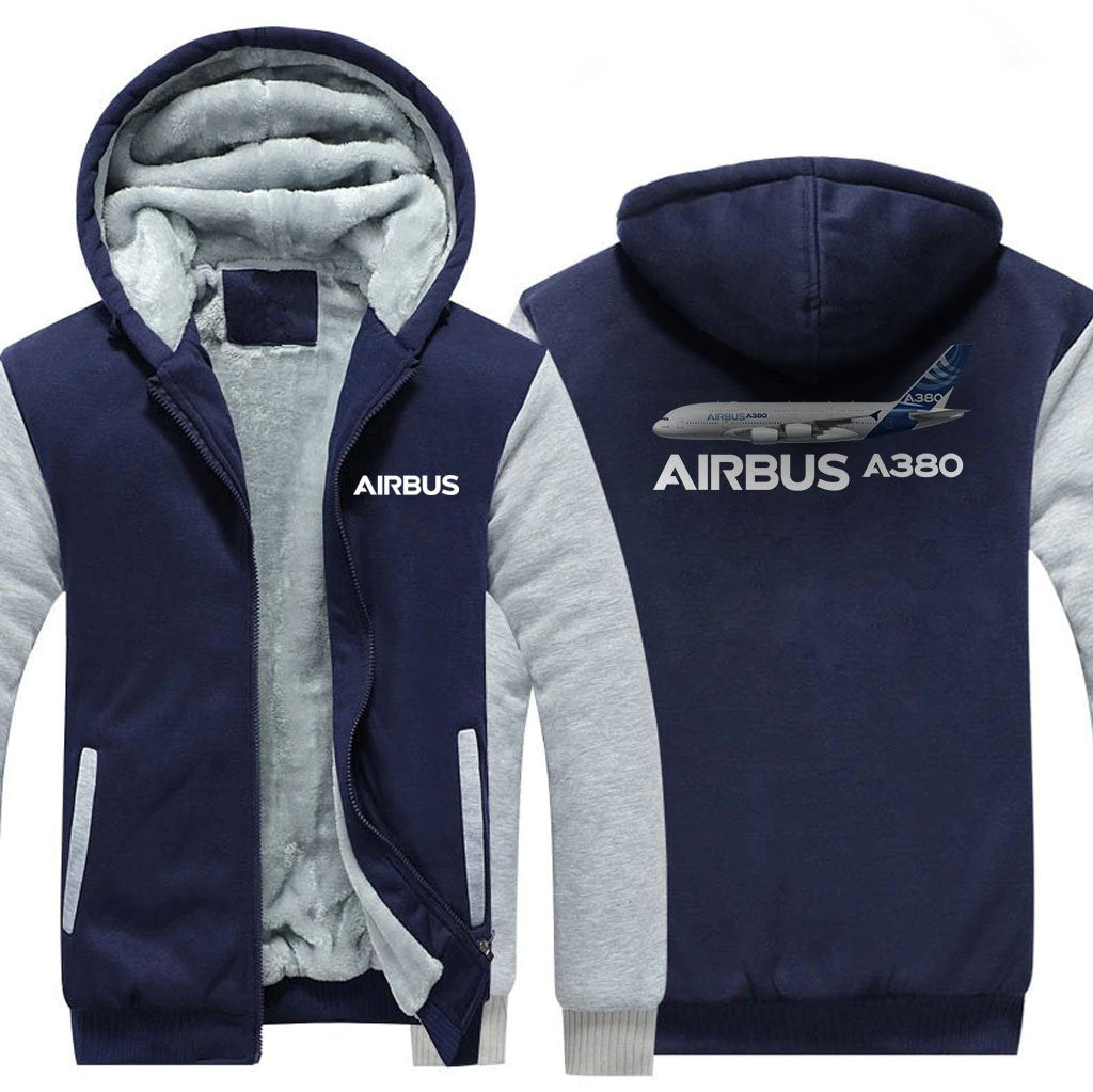 AIRBUS A380 DESIGNED ZIPPER SWEATERS THE AV8R