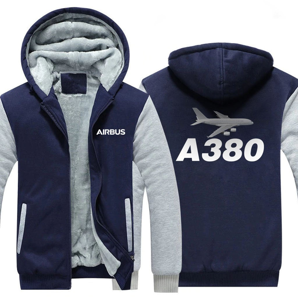 AIRBUS A380 DESIGNED ZIPPER SWEATERS THE AV8R