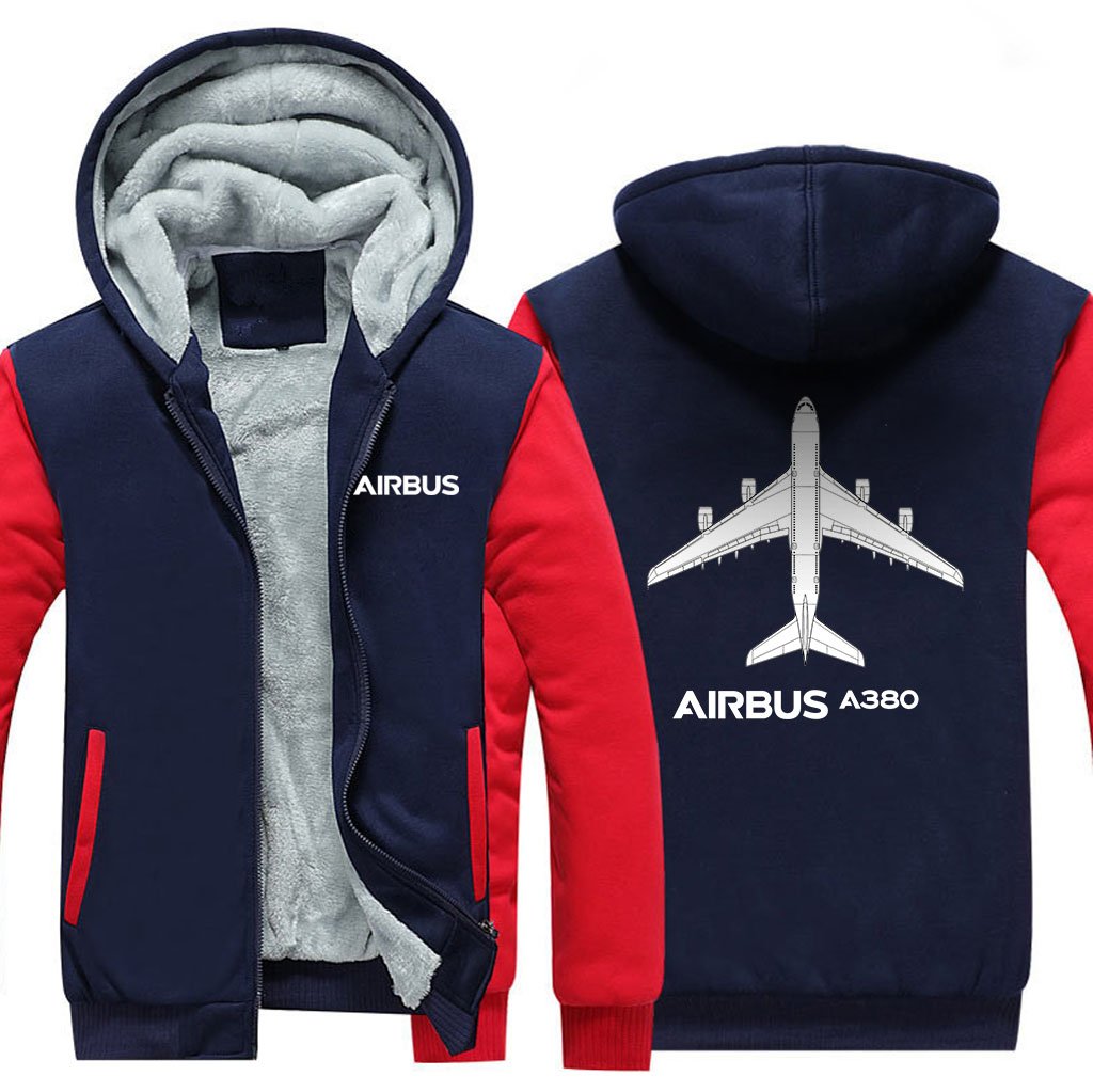 AIRBUS A380 DESIGNED ZIPPER SWEATERS THE AV8R