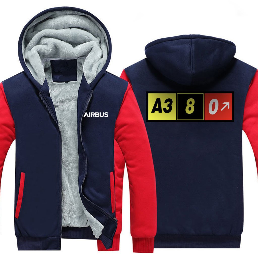 AIRBUS A380 DESIGNED ZIPPER SWEATERS THE AV8R