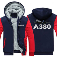 Thumbnail for AIRBUS A380 DESIGNED ZIPPER SWEATERS THE AV8R