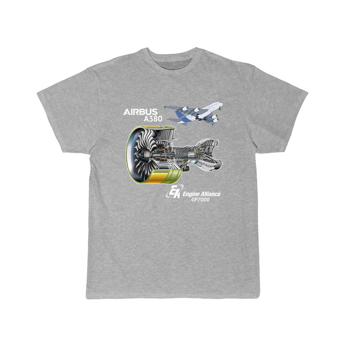 Airbus A380 Engine Alliance GP700 Aviation Pilot T-Shirt THE AV8R