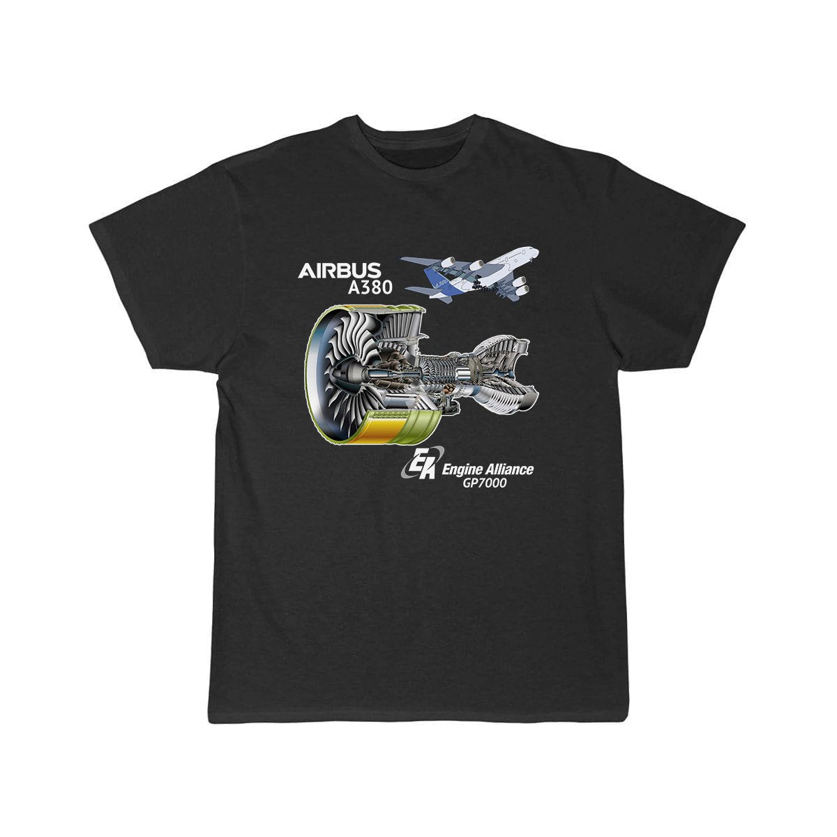 Airbus A380 Engine Alliance GP700 Aviation Pilot T-Shirt THE AV8R