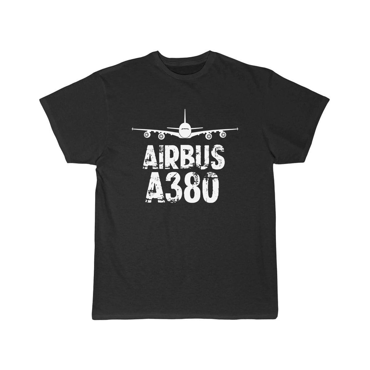 Airbus A380 Fade Aviation Pilot T-Shirt THE AV8R