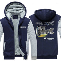 Thumbnail for AIRBUS A380 GP7000 DESIGNED ZIPPER SWEATERS THE AV8R