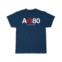 Thumbnail for Airbus A380 Love At First Flight Aviation Pilot T-Shirt THE AV8R