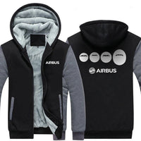 Thumbnail for AIRBUS  FAMILY DESIGNED ZIPPER SWEATERS THE AV8R