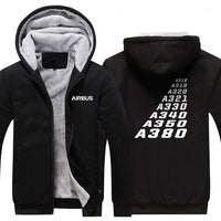 Thumbnail for AIRBUS  FAMILY DESIGNED ZIPPER SWEATERS THE AV8R