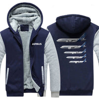 Thumbnail for AIRBUS  FAMILY DESIGNED ZIPPER SWEATERS THE AV8R