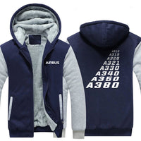 Thumbnail for AIRBUS  FAMILY DESIGNED ZIPPER SWEATERS THE AV8R