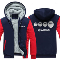 Thumbnail for AIRBUS  FAMILY DESIGNED ZIPPER SWEATERS THE AV8R