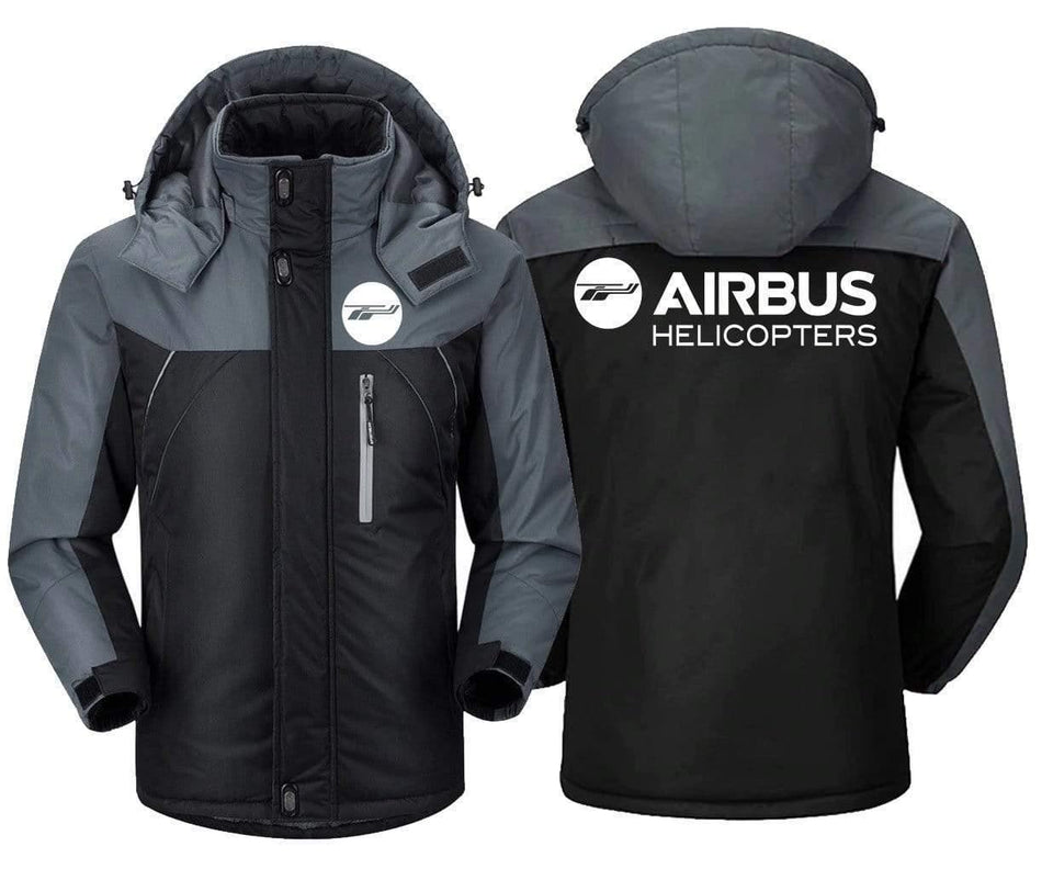 AIRBUS ジャンパー　US XS airbus-helicopter-black-gray-