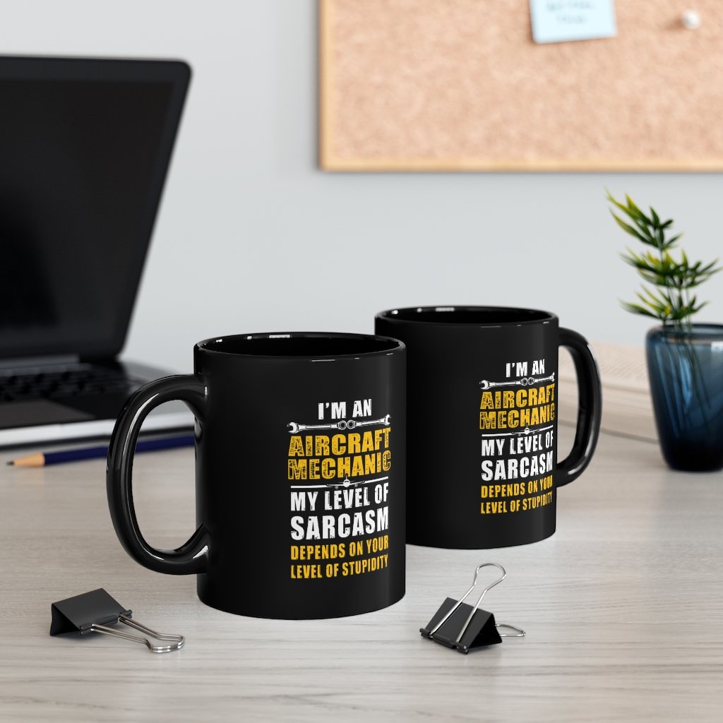 AIRCRAFT MECHANIC DESIGNED - MUG Printify