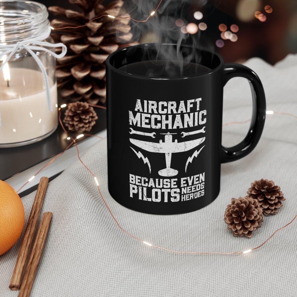 AIRCRAFT MECHAINC DESIGNED - MUG Printify