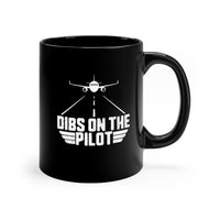 Thumbnail for DIBS ON THE PILOT RUNNING  DESIGNED - MUG Printify