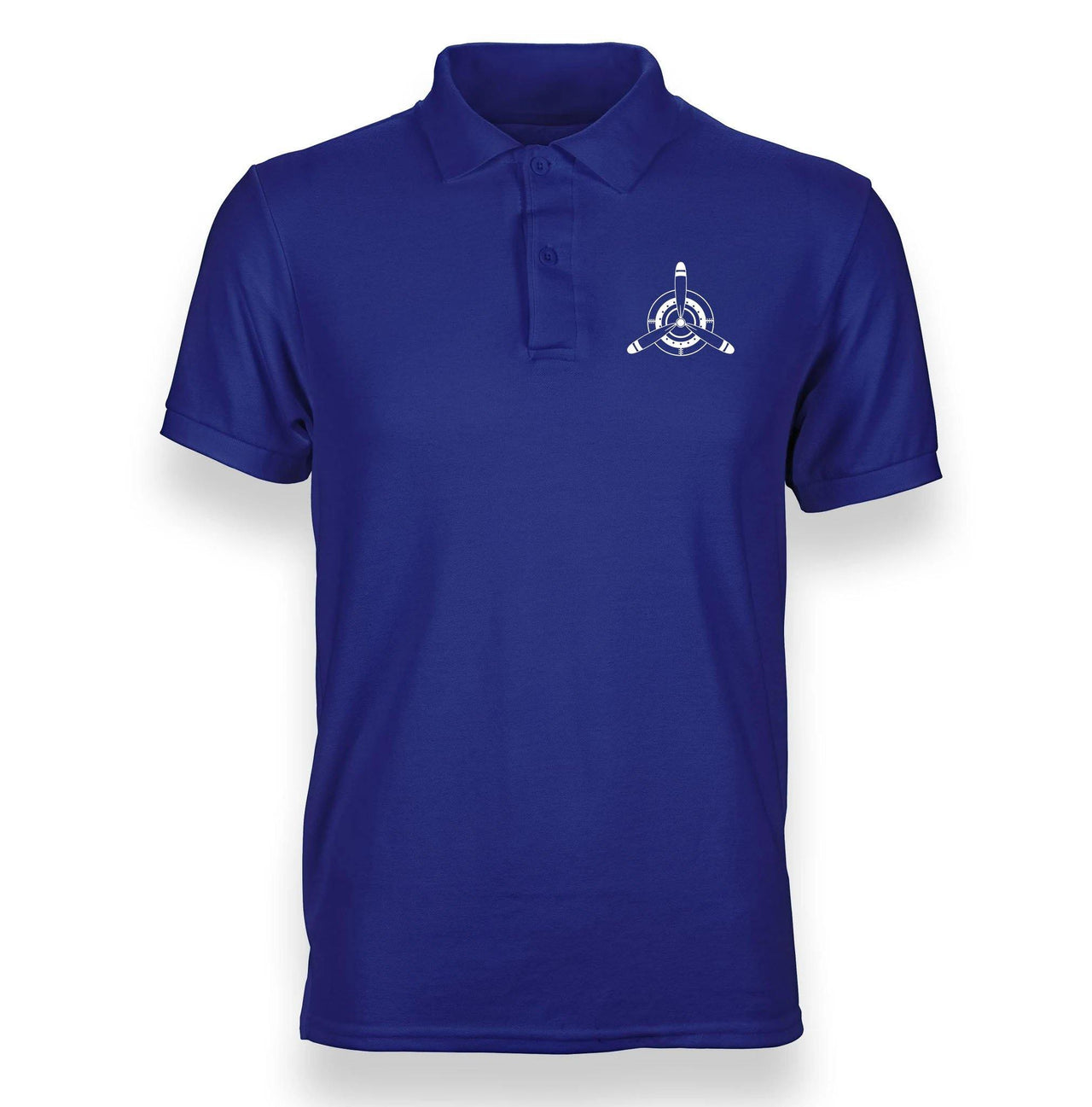 AIRCRAFT PROPELLER POLO SHIRT THE AV8R
