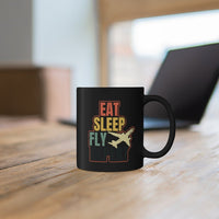 Thumbnail for EAT SLEEP FLY  DESIGNED- MUG Printify