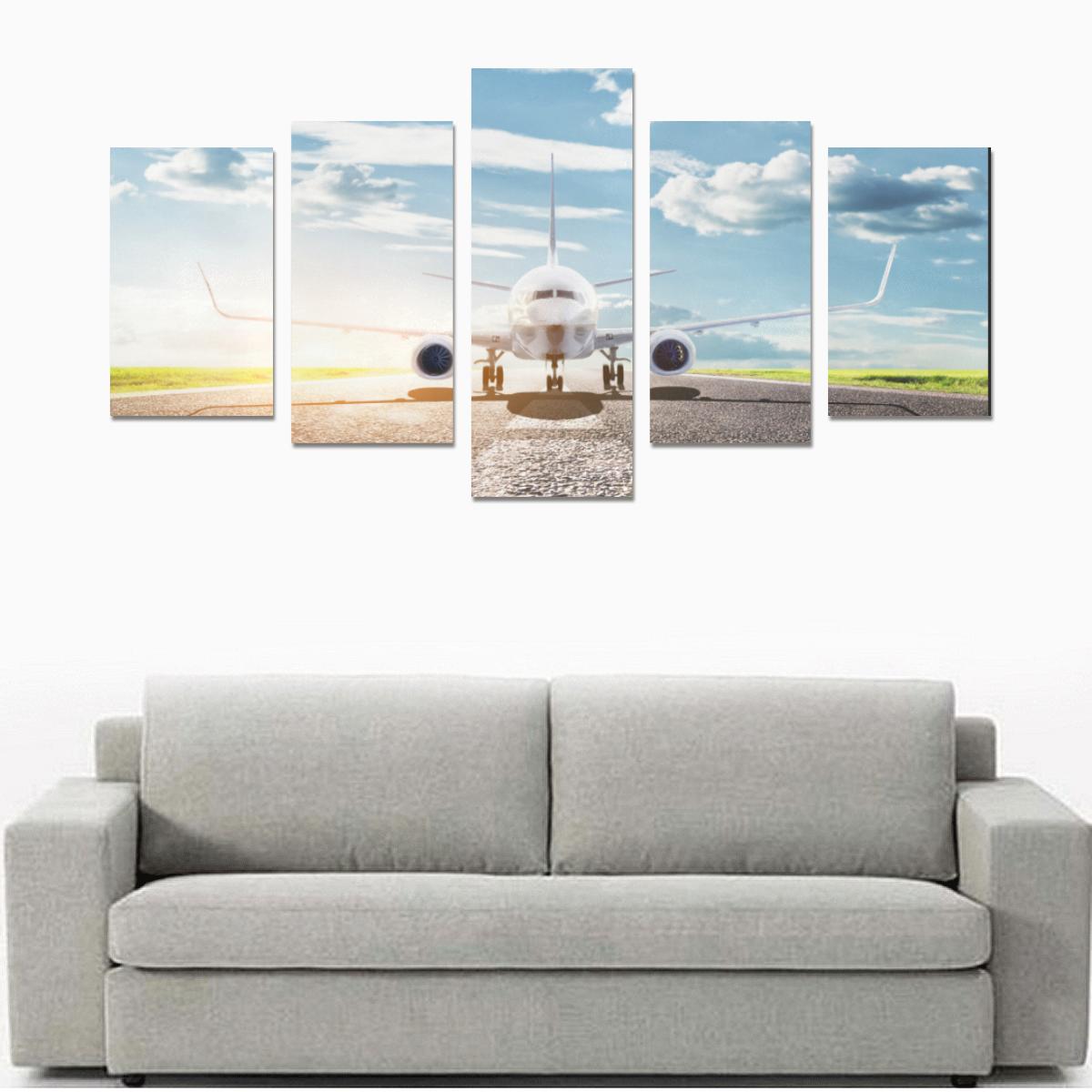 AIRPLANE READY TO TAKE OFF CANVAS PRINT SETS C (NO FRAME) THE AV8R