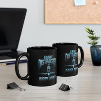 Thumbnail for EASILY DISTRACTED AIRPLANES DESIGNED - MUG Printify