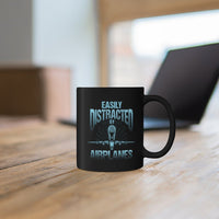 Thumbnail for EASILY DISTRACTED AIRPLANES DESIGNED - MUG Printify