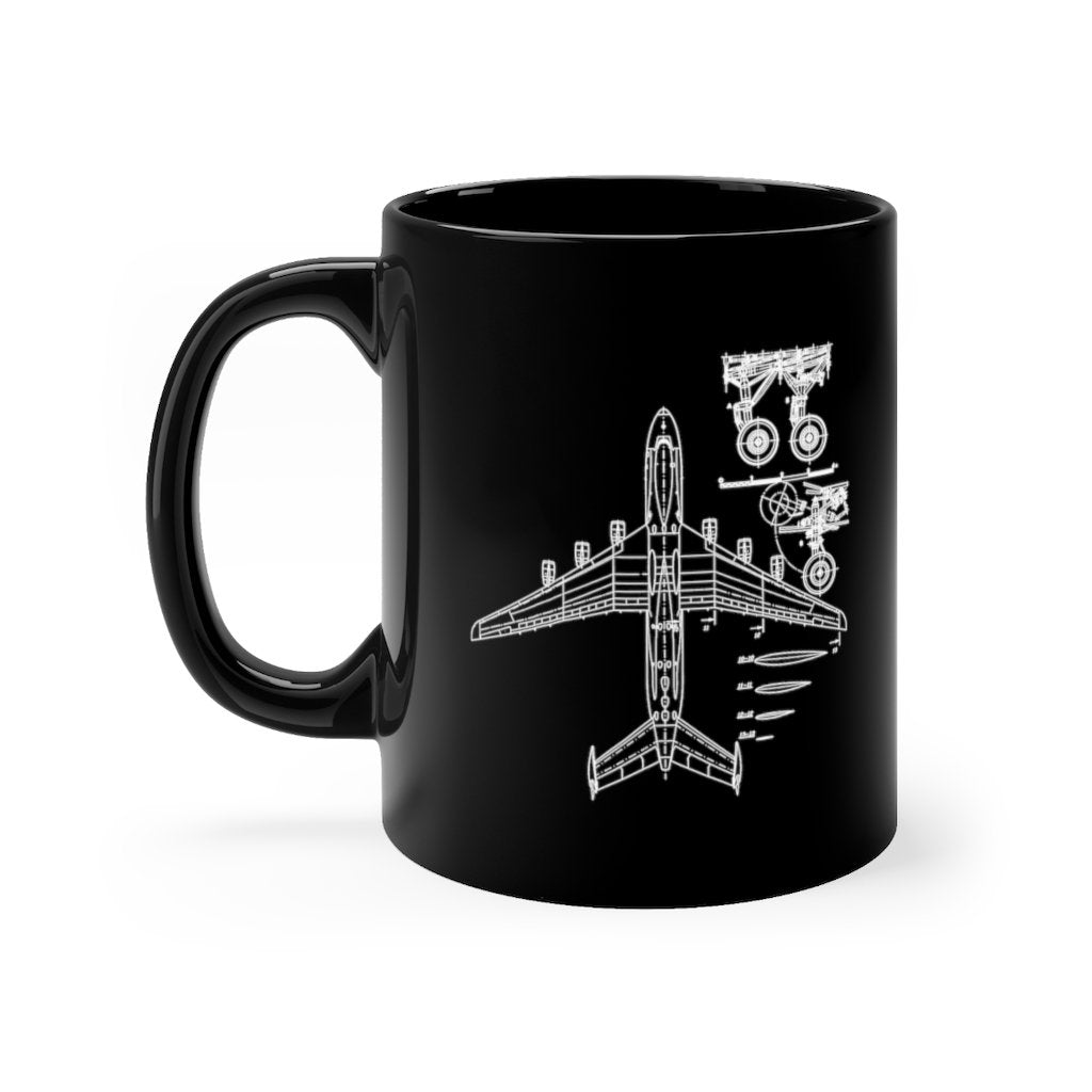 ANTONOV - 225  DESIGNED MUG Printify