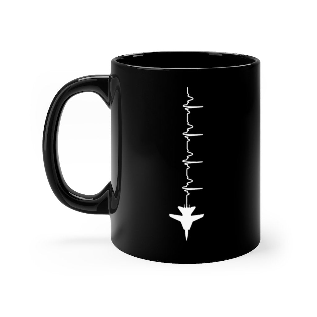 AVIATION HEARTBEAT DESIGNED - MUG Printify