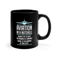 Thumbnail for AVIATION IN A NUTSHELL DESIGNED - MUG Printify