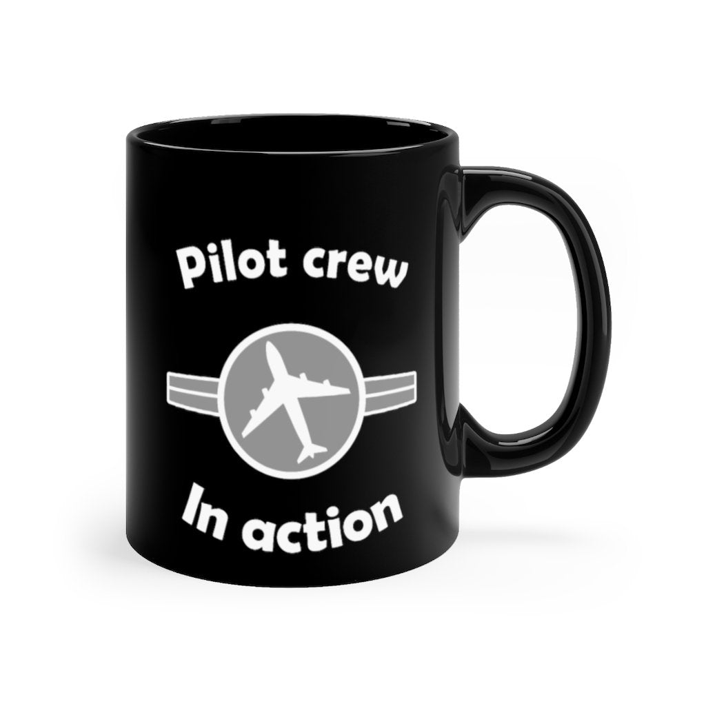 PILOT CREW IN ACTION DESIGNED - MUG Printify