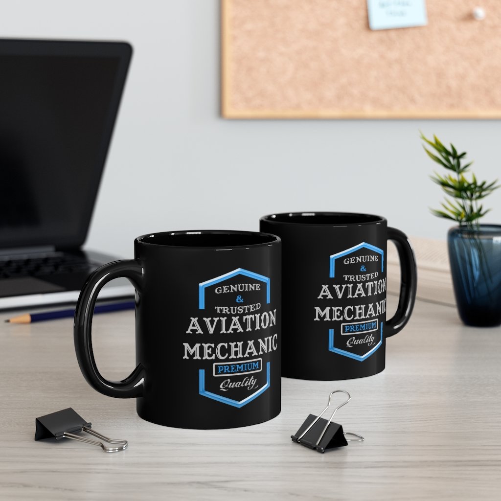 AVIATION MECHANIC   DESIGNED- MUG Printify