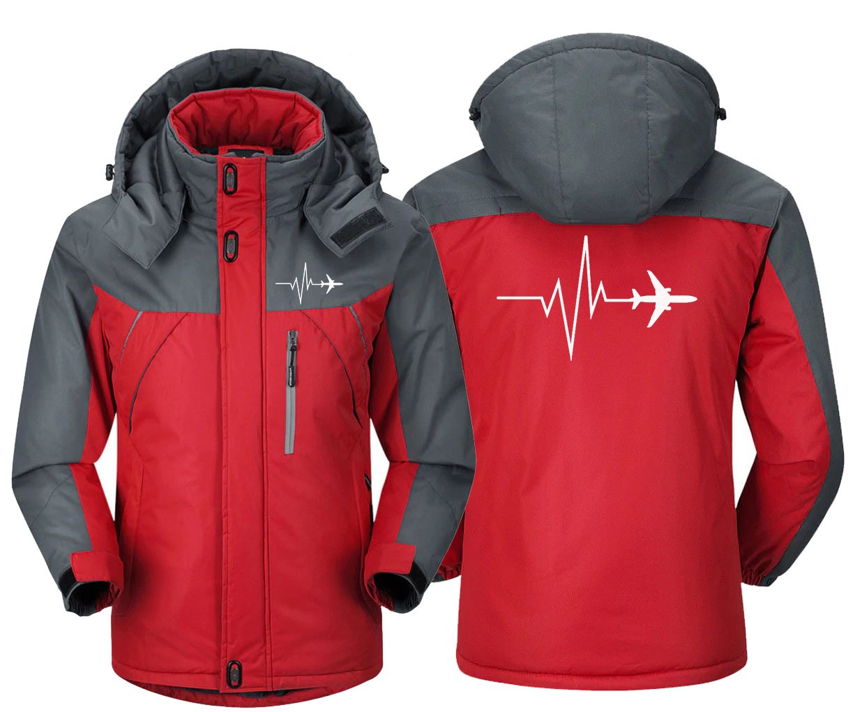 AVIATION PULSE WITH AIRPLANE WINTER JACKET