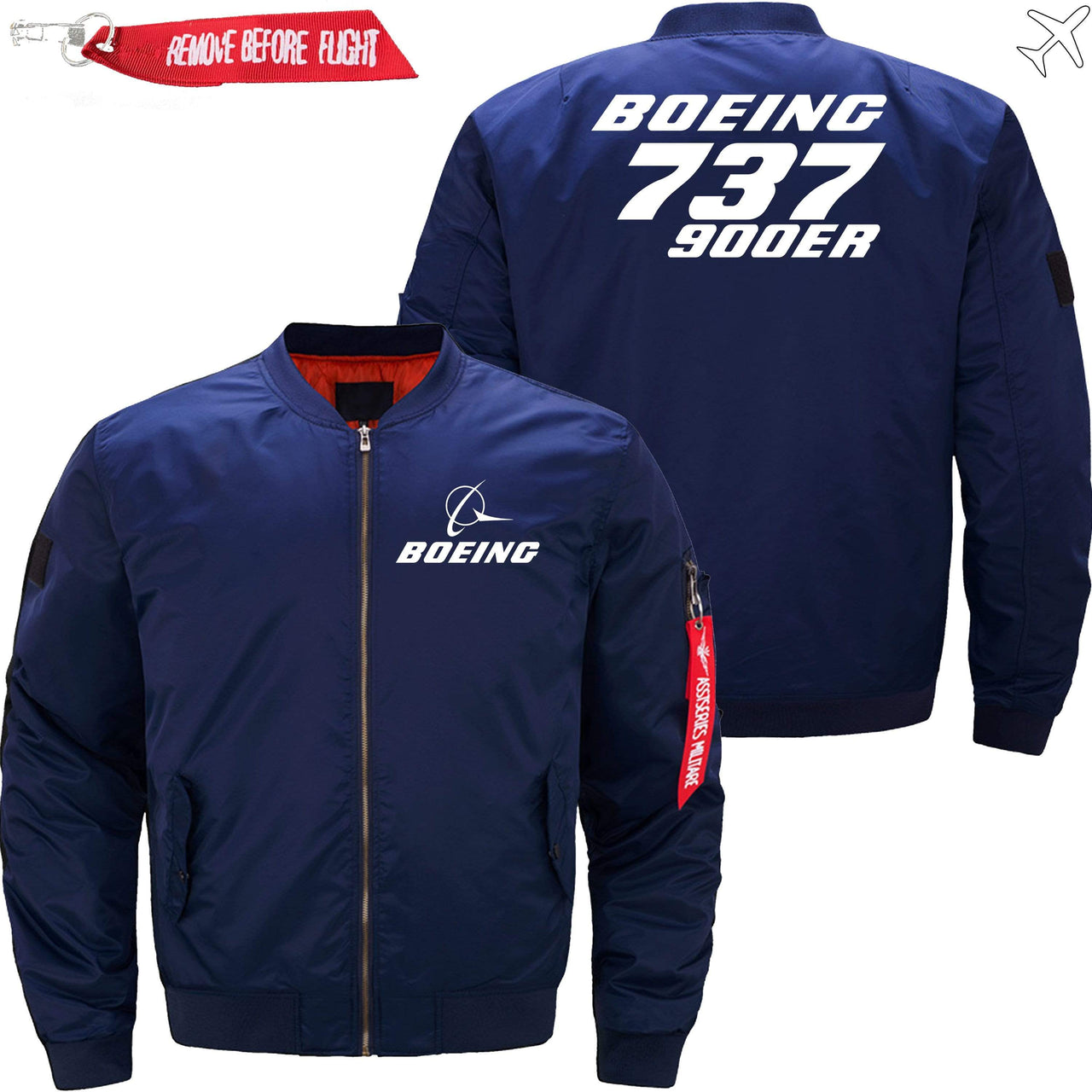 Boeing 737-900ER Ma-1 Bomber Jacket Flight Jacket Aviator Jacket THE AV8R