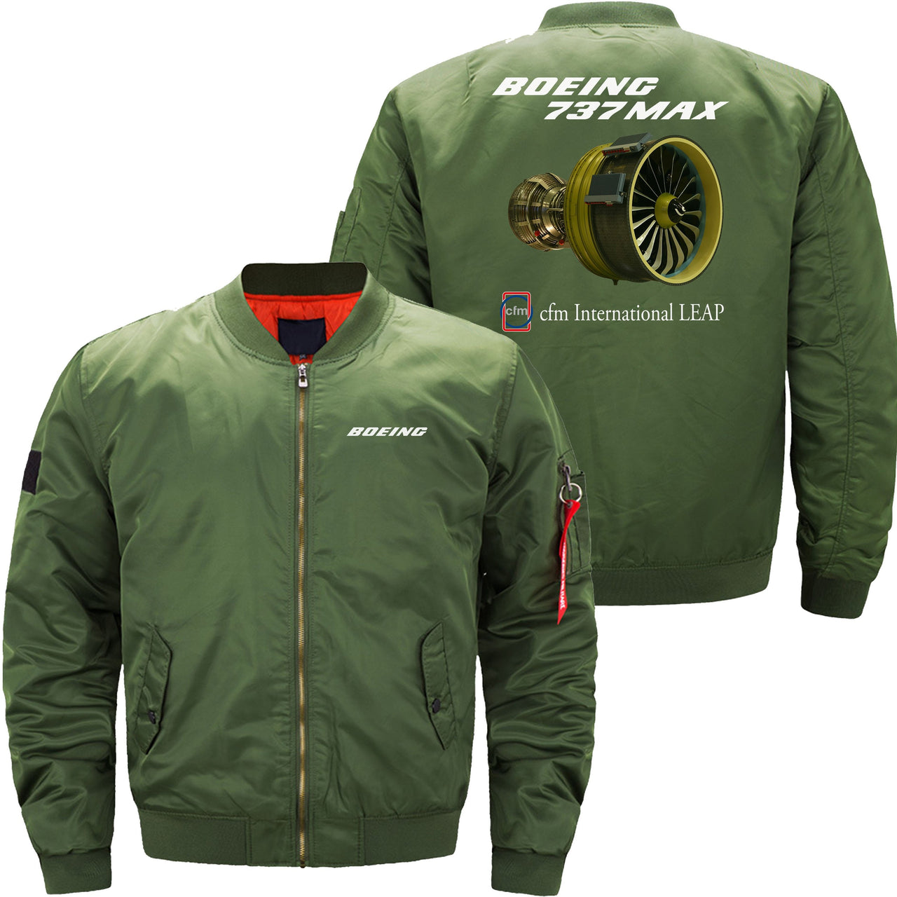 Boeing 737 CFM Ma-1 Bomber Jacket FlightJacket Aviator Jacket THE AV8R