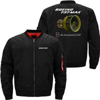 Thumbnail for Boeing 737 CFM Ma-1 Bomber Jacket FlightJacket Aviator Jacket THE AV8R