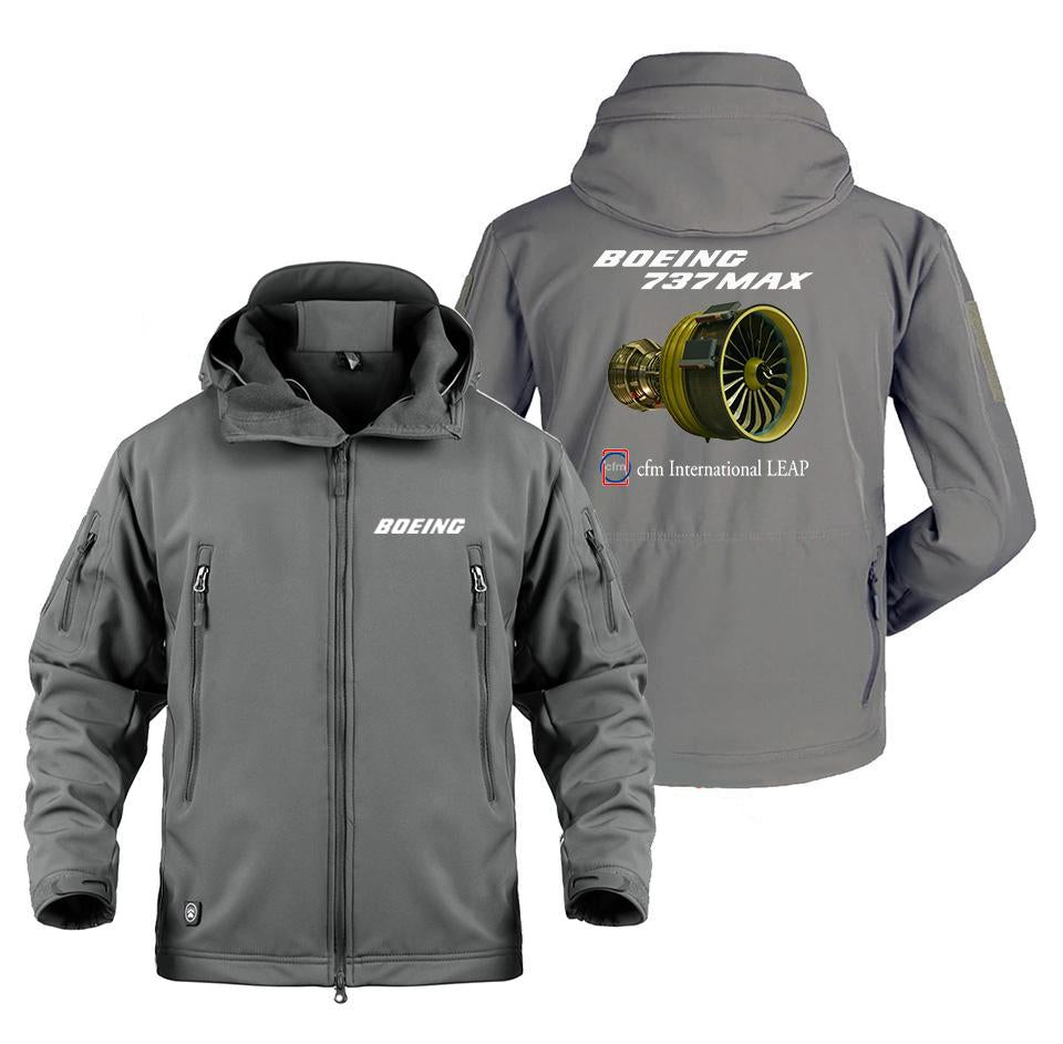 B737 CFM INTERNATIONAL LEAP DESIGNED MILITARY FLEECE THE AV8R