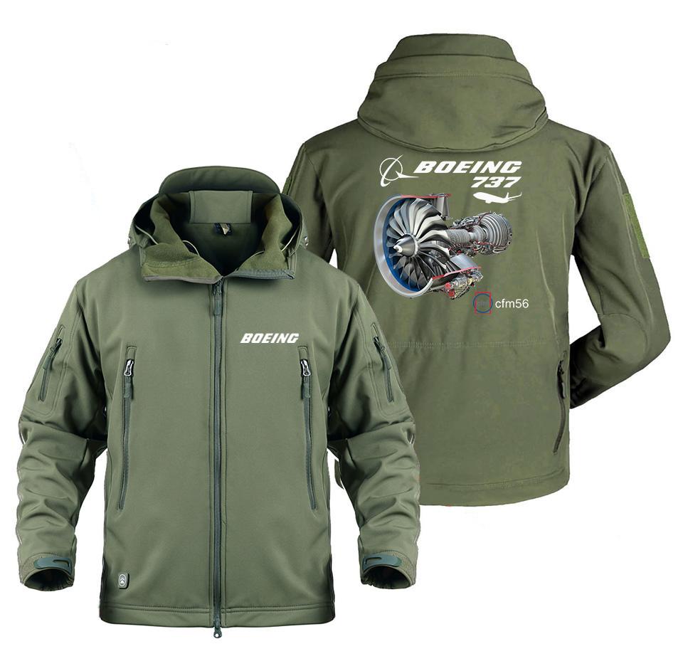 B737 CFM56 DESIGNED MILITARY FLEECE THE AV8R