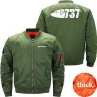 Thumbnail for Boeing 737 Ma-1 Bomber Jacket Flight Jacket Aviator Jacket THE AV8R