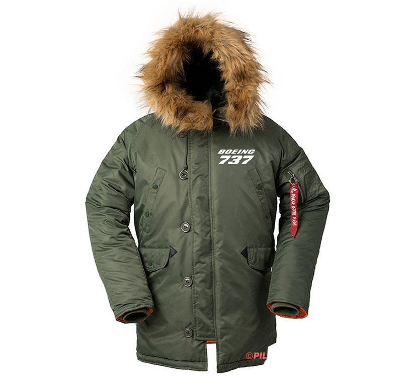 B737 DESIGNED WINTER N3B PUFFER COAT THE AV8R