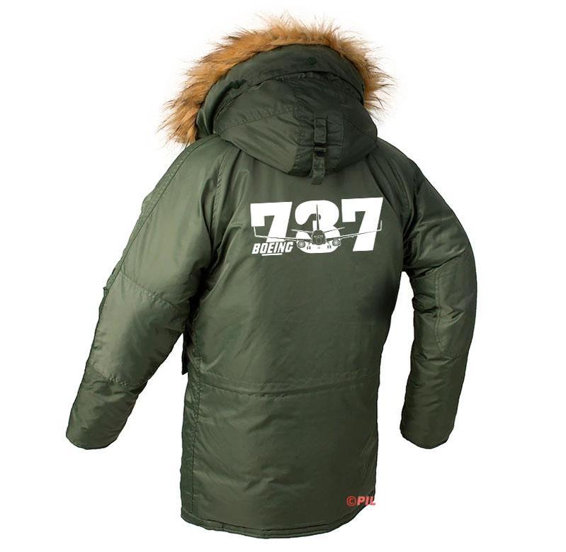 B737 DESIGNED WINTER N3B PUFFER COAT THE AV8R