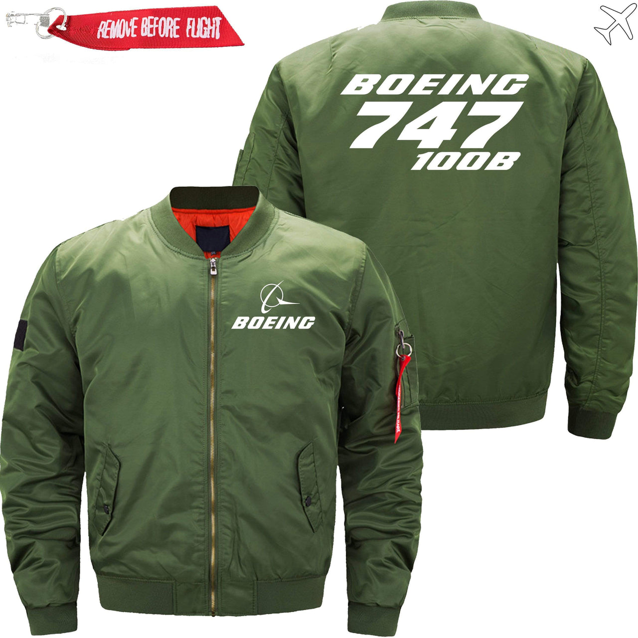 Boeing 747-100B Ma-1 Bomber Jacket Flight Jacket Aviator Jacket THE AV8R