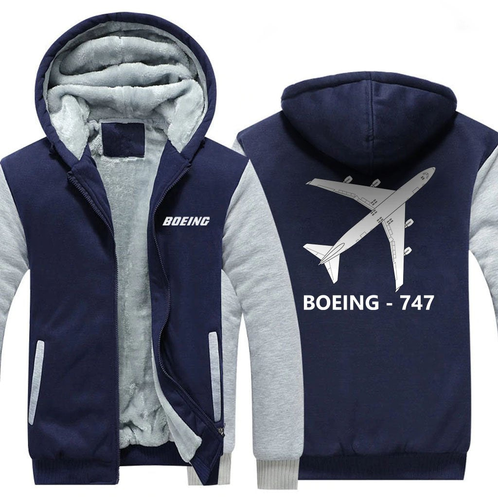 B747 DESIGNED ZIPPER SWEATER THE AV8R