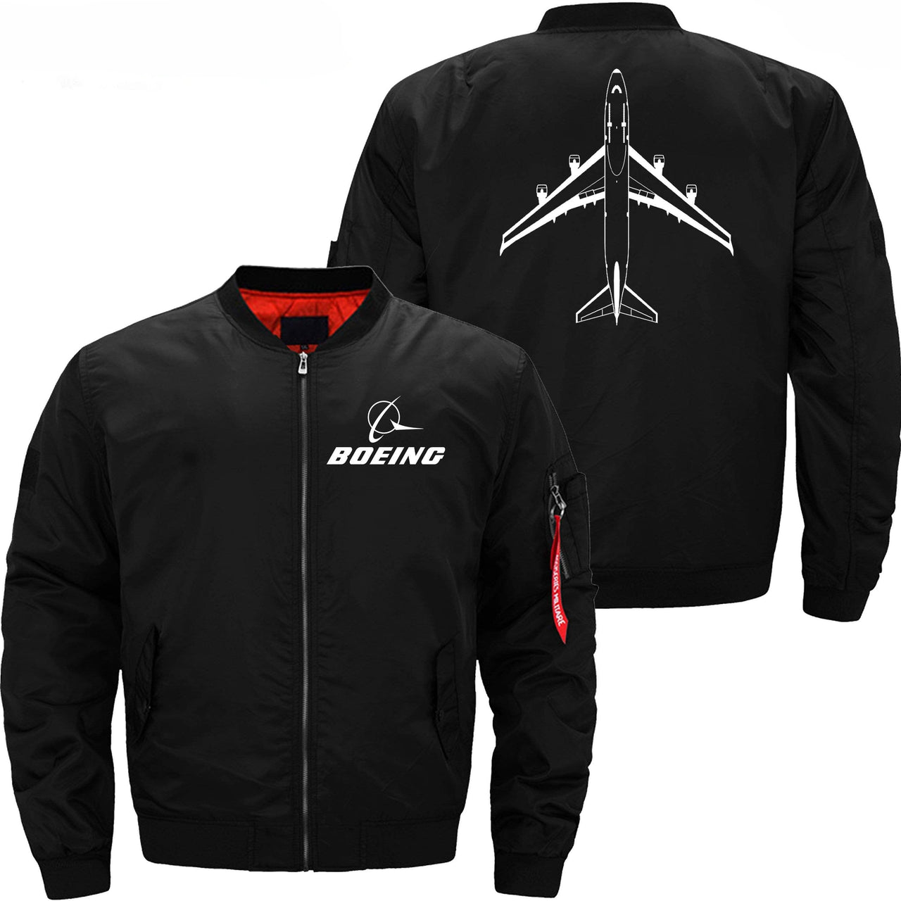 Boeing 747 SKETCH Ma-1 Bomber Jacket Flight Jacket Aviator Jacket THE AV8R