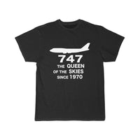 Thumbnail for B747 THE QUEEN OF THE SKIES SINCE 1970 DESIGNED T-SHIRT THE AV8R