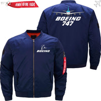 Thumbnail for Boeing 747 Ma-1 Bomber Jacket Flight Jacket Aviator Jacket THE AV8R