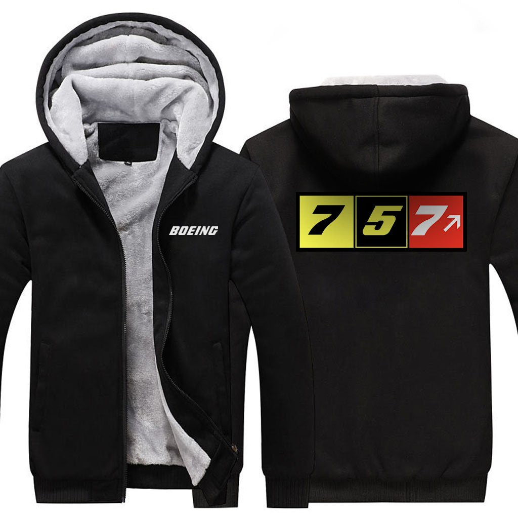 B757 DESIGNED ZIPPER SWEATER THE AV8R