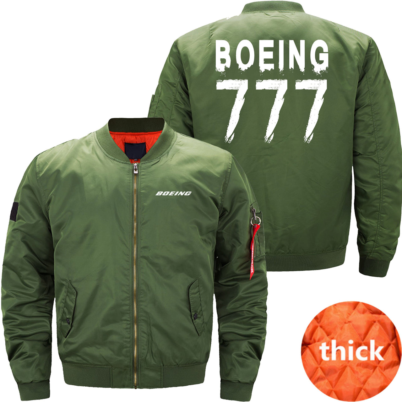 Boeing 777 Ma-1 Bomber Jacket Flight Jacket Aviator Jacket THE AV8R