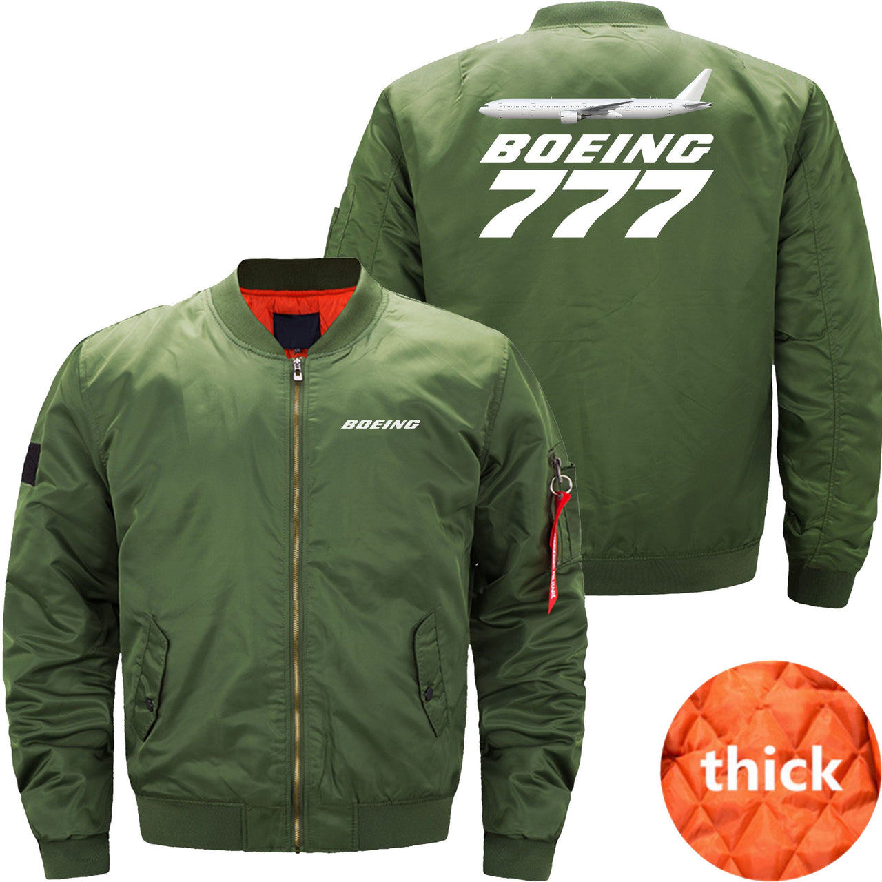 Boeing 777 Ma-1 Bomber Jacket Flight Jacket Aviator Jacket THE AV8R