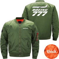 Thumbnail for Boeing 777 Ma-1 Bomber Jacket Flight Jacket Aviator Jacket THE AV8R