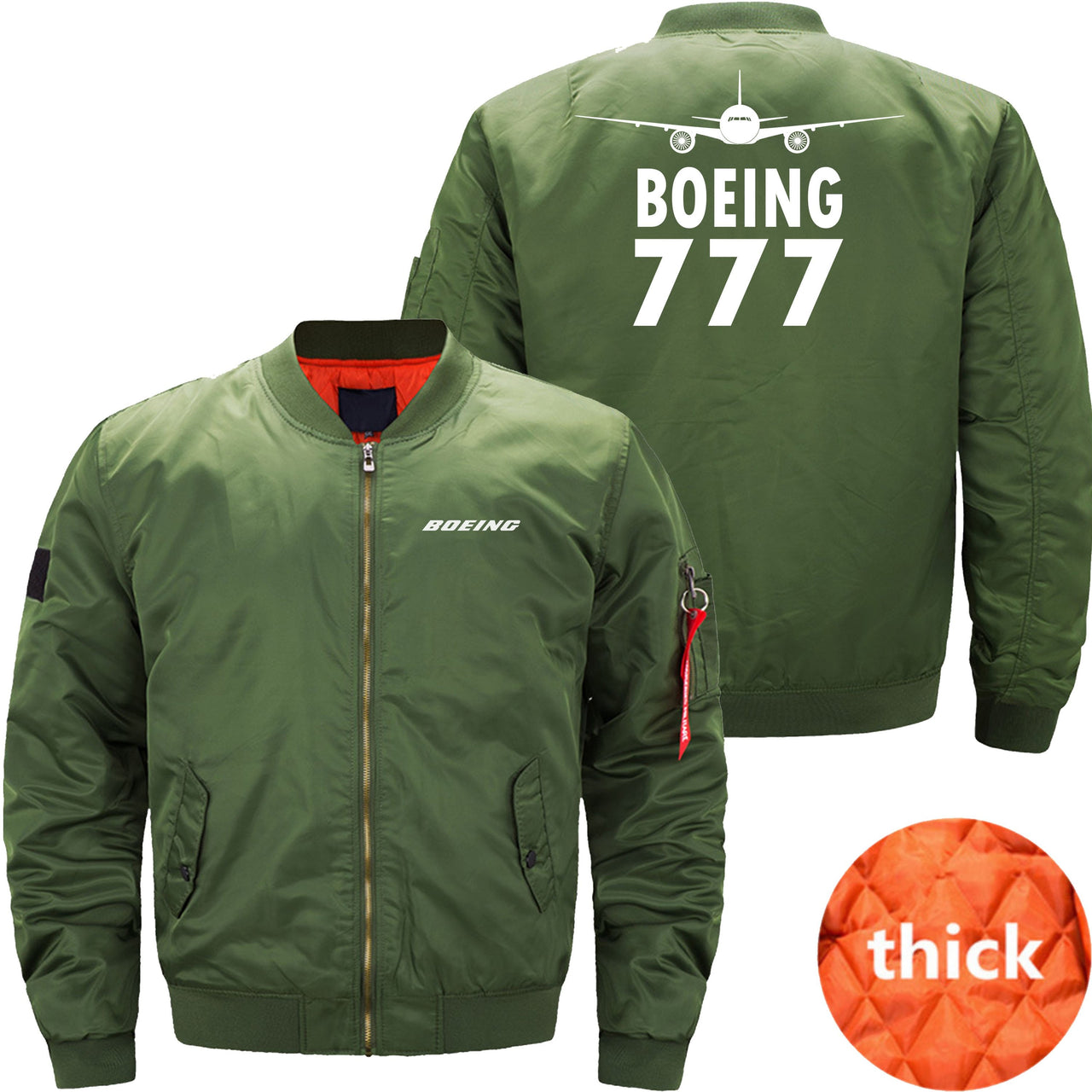 Boeing 777 Ma-1 Bomber Jacket Flight Jacket Aviator Jacket THE AV8R